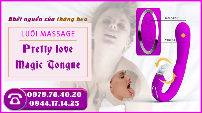 Lưỡi massage Pretty love Magic Tongue
