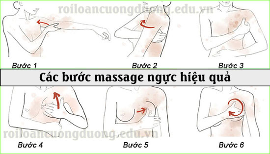 cách massage ngực hiệu quả